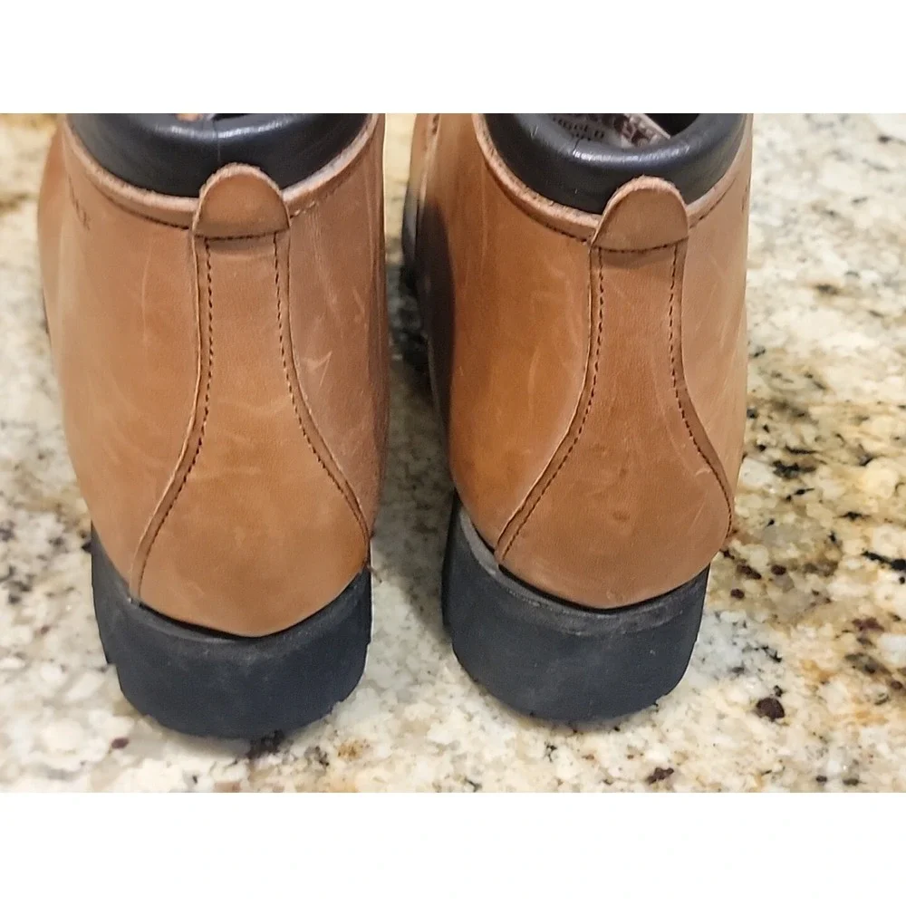 Vintage Dexter Hiking Boots Leather Backpacking Boots W/Vibram Sole, Men's 6.5
